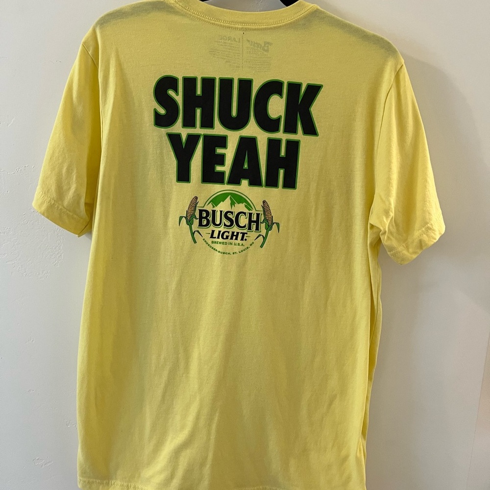 Busch Light Yellow Graphic Tee